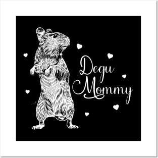 Rodent lovers - Degu Mommy Posters and Art